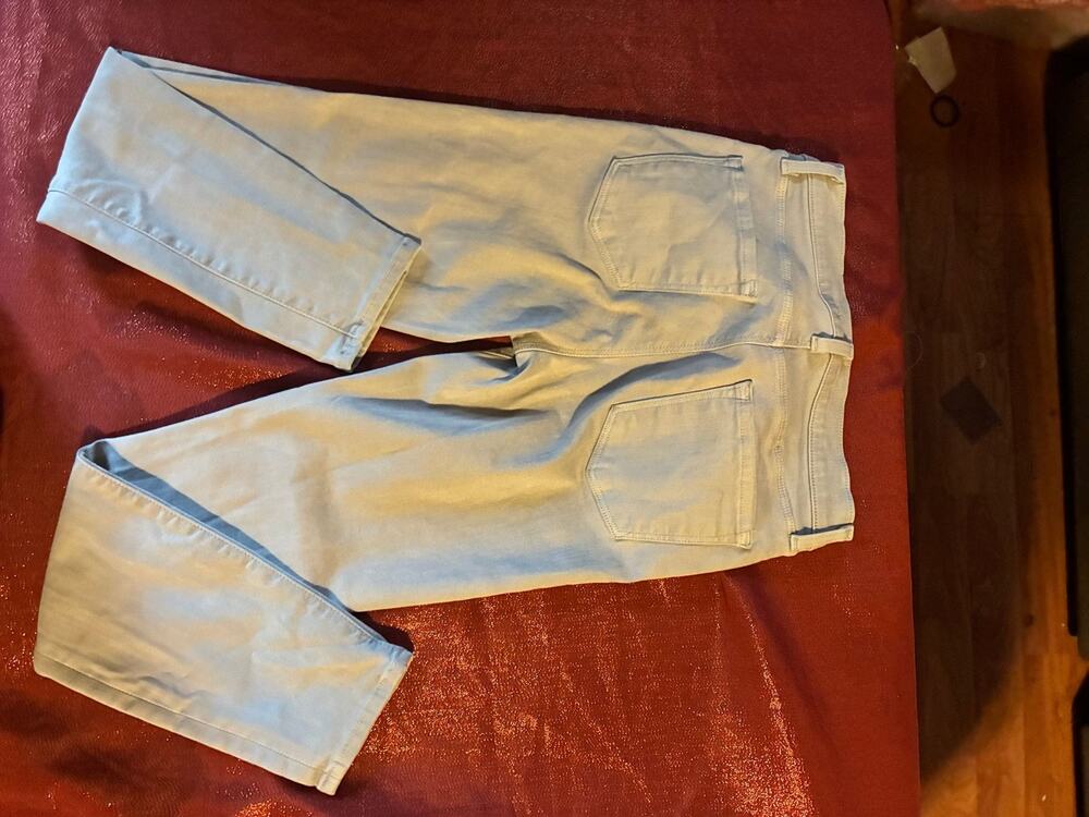 J Brand Jeans Womens 26 Skinny Ankle High Rise Stretch Slim Light Beige Denim